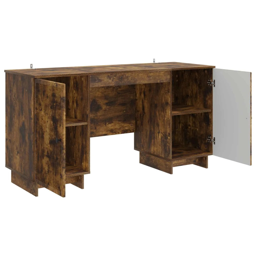 Scrivania Rovere Fumo Legno ingegnerizzato 142,5 x 50 x 75 cm
