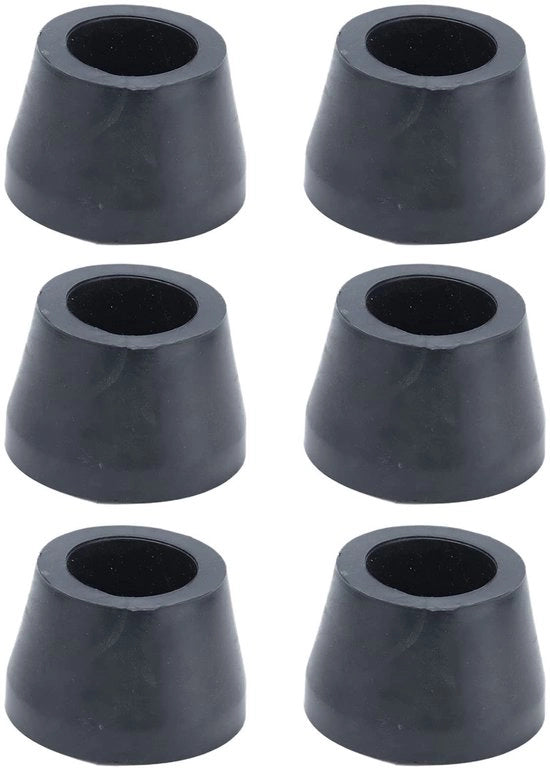 Set di cuscinetti in gomma antivibrazione 6 pezzi - Bumper sostituibile - Resistente allo shock - Antiscivolo - Dimensioni 45 x 30 x 35 mm - Cuscinetti antivibrazione per piedi