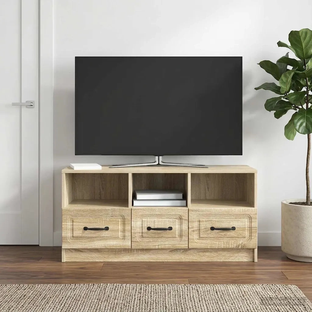 Mobile TV Rovere Sonoma 102 x 34,5 x 47 cm Legno ingegnerizzato 895827