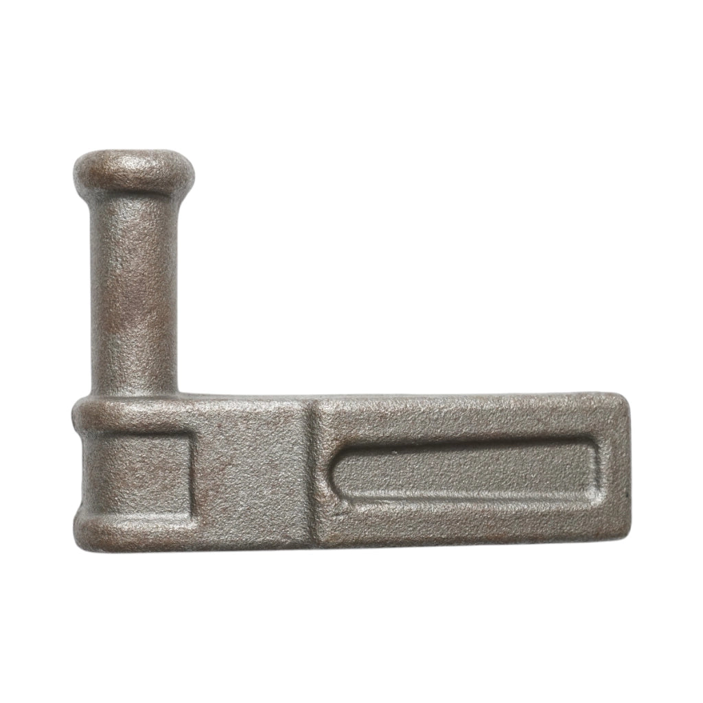 Supporto, bullone cerniera destra, rimorchio auto, saldabile 114x90x20mm