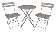 Set tavolo e sedie da giardino pieghevoli tortora – Positano TRSP03PO