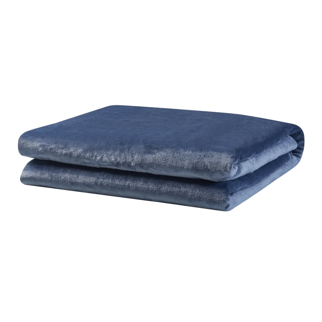 Coperta elettrica riscaldata 120 watt camera da letto 200 x 150 cm azzurro 03_0009333