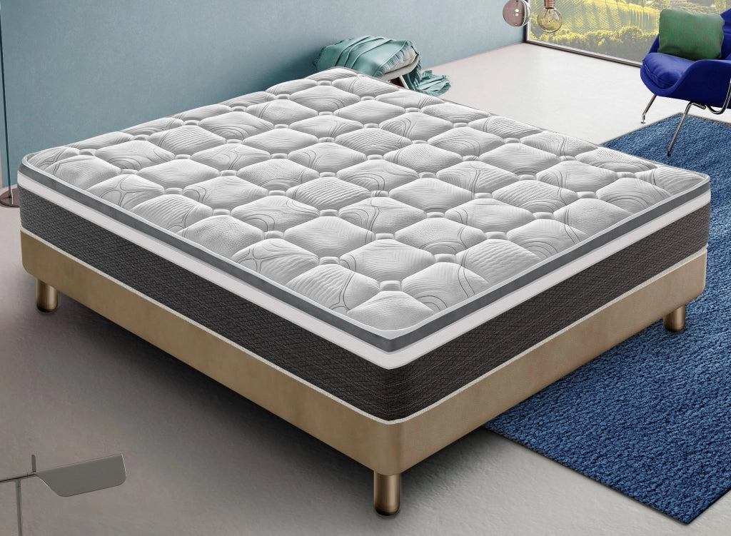Materasso Singolo 80x190 in Memory Foam - Altezza 30 cm - Ortopedico - Rigidità H4 – Modello Anna