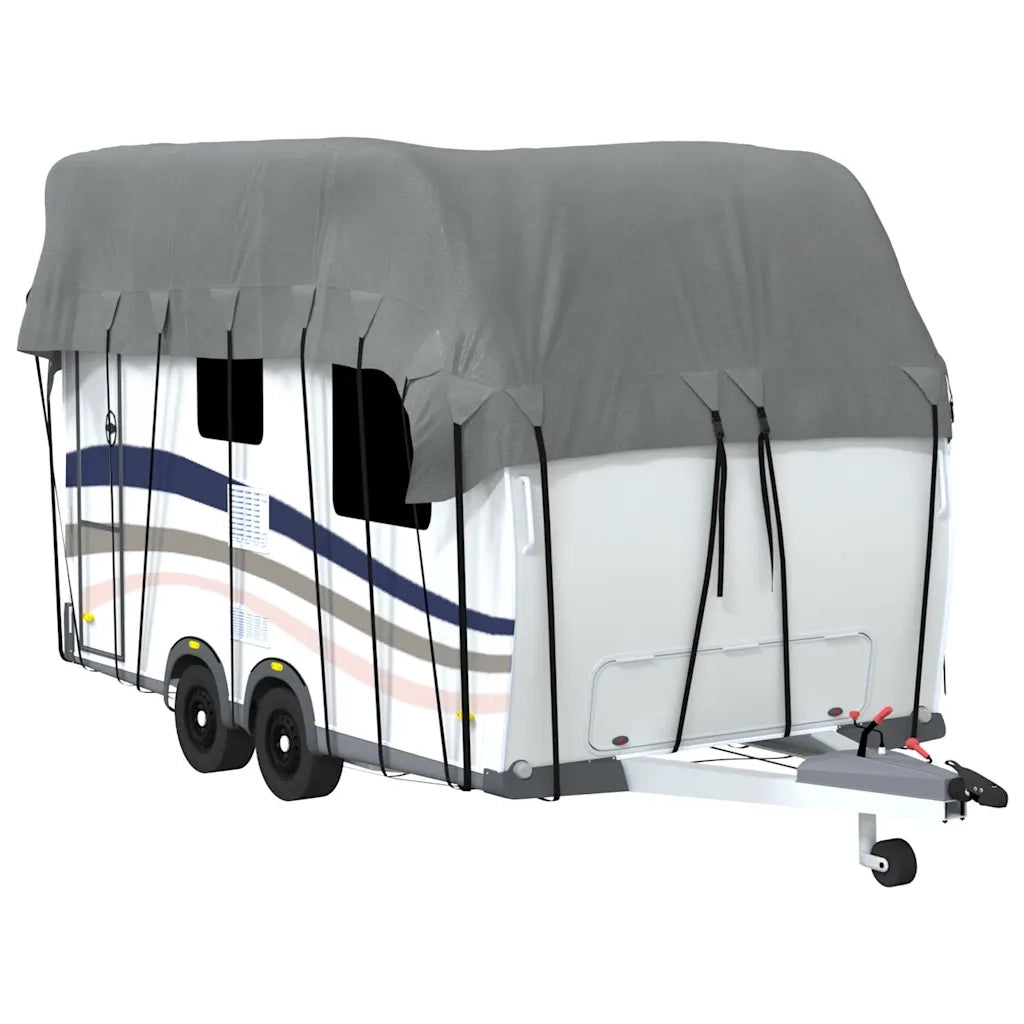 vidaXL Telo per Roulotte Grigio 500x300 cm in Tessuto Non Tessuto