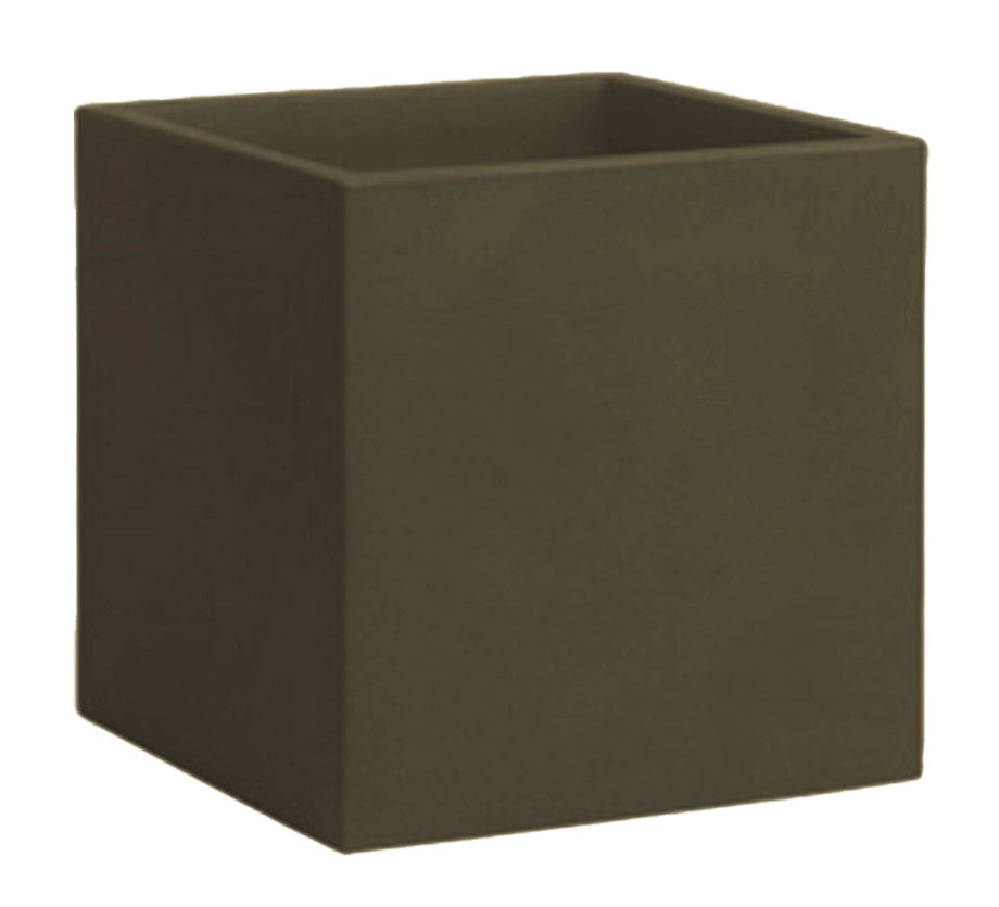 Vaso 50x50 cm in Resina Arkema Iris Vase Dove Grey