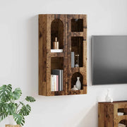 Armadio pensile con lo scaffale Legno vecchio 59 x 20 x 100 cm