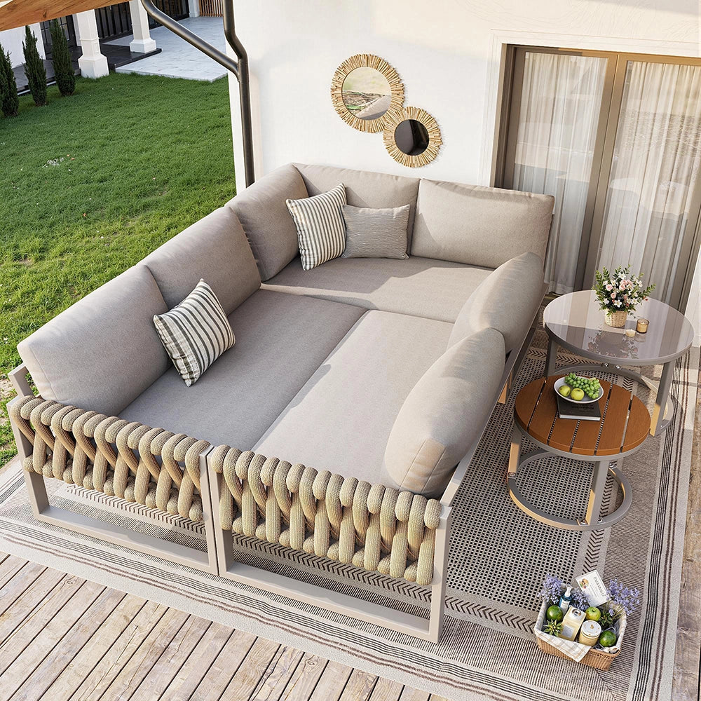 Set da giardino modulare - Xylo - Regolabile impermeabile per 5-6 persone