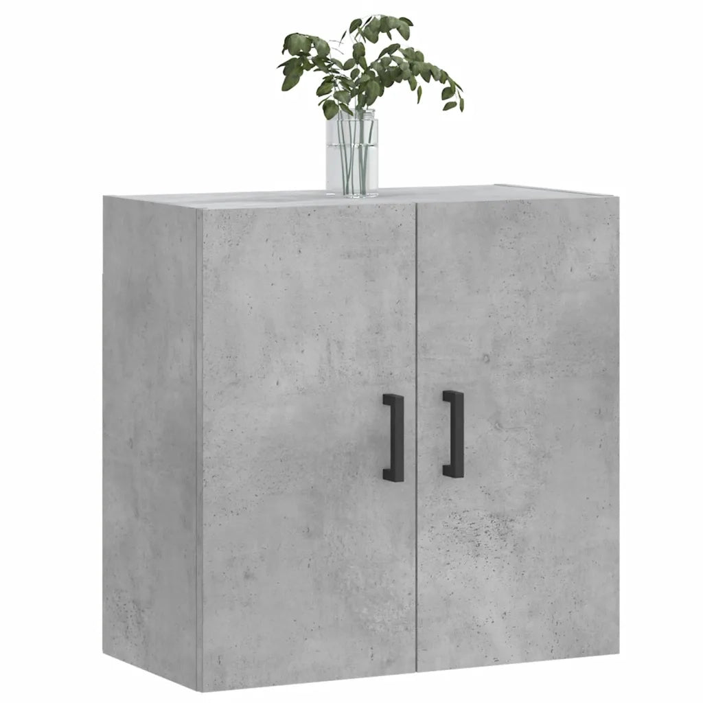 Armadietto a Muro | Mobile a Parete Grigio Cemento 60x31x60 cm in Legno Multistrato
