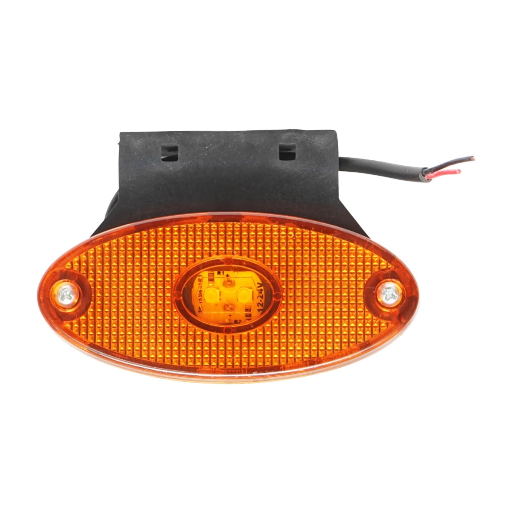 Lampada laterale con LED, 12-24V, gialla, Breckner Germany