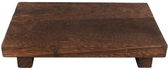 Dispensatore di sapone in legno con design elegante - Formato compatto - Multifunzionale - Realizzato con legno duraturo - Finitura rustica