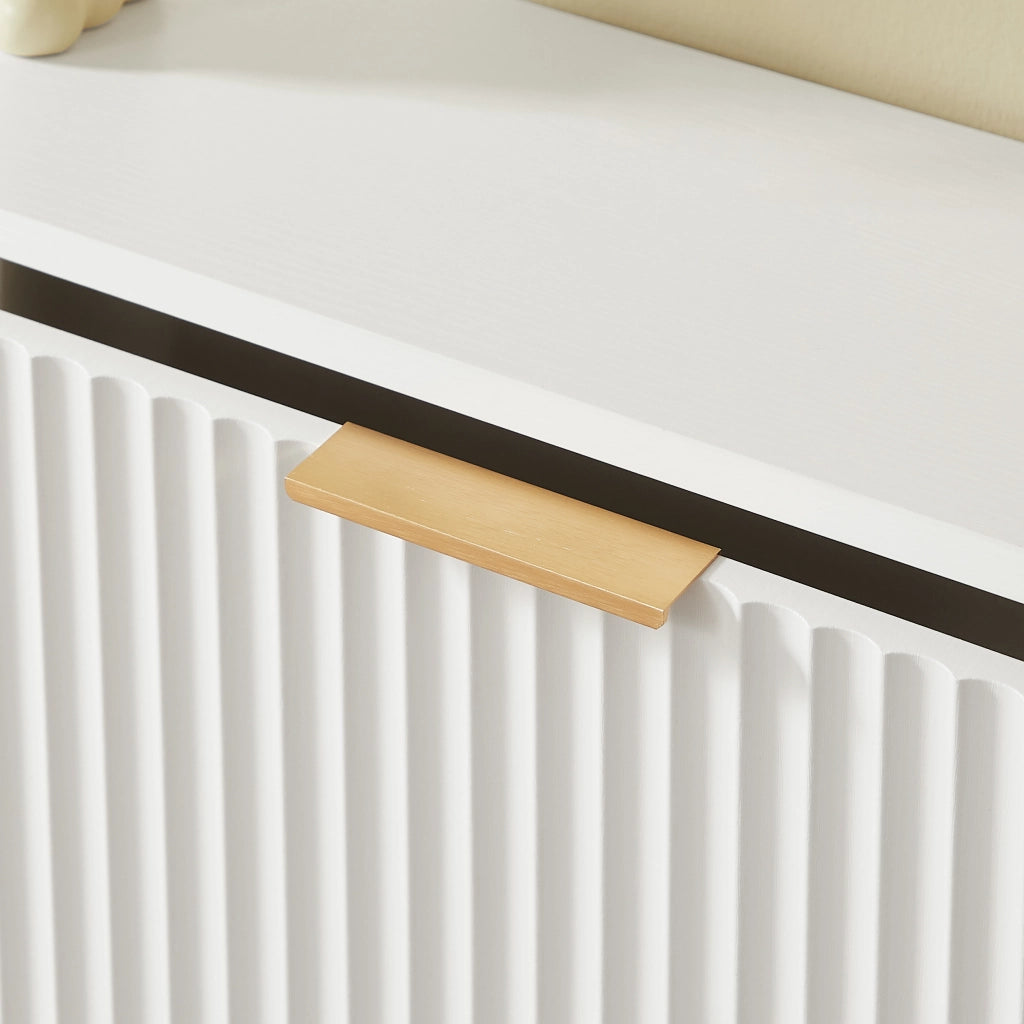 Scarpiera con 2 vani ribaltabili e ripiano aperto, con protezione antiribaltamento, per ingresso, 120 × 24 × 102 cm