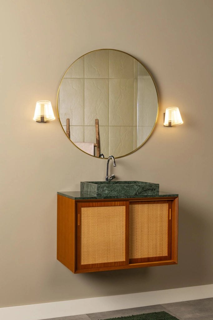 Applique bagno LED 10W KORGIS Lucide nero acrilico