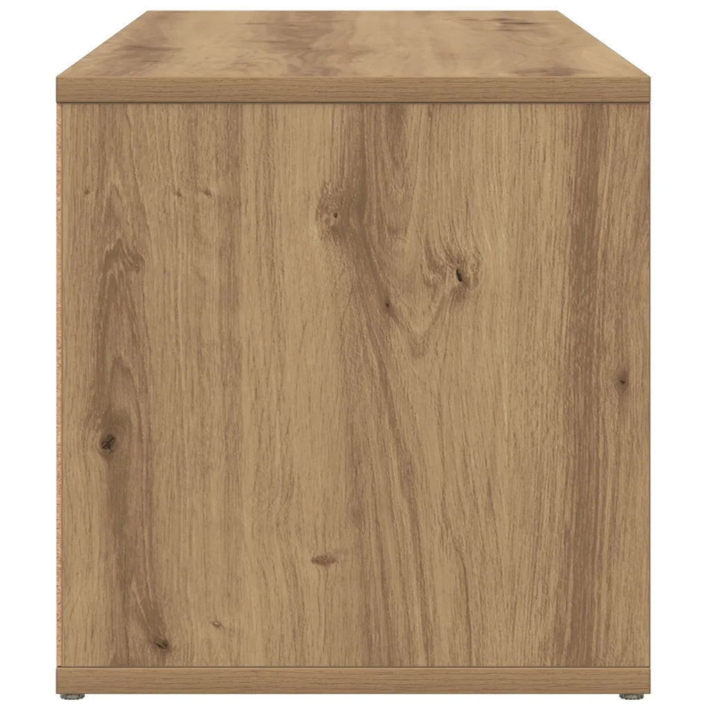 Mobile Porta TV Rovere Artigianale 80x34x35,5 cm Truciolato 856011
