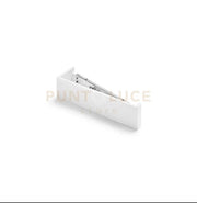 Applique TEOS Parete 2 Luci bianca in gesso doppia emissione attacco G9 34cm