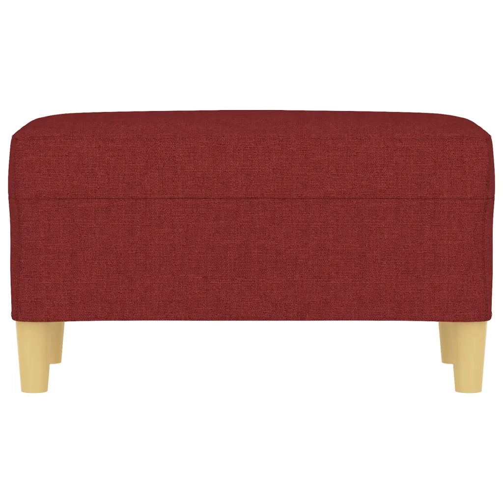 Panca Rosso Vino 70x35x41 cm in Tessuto 349373