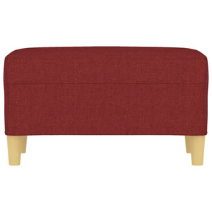 Panca Rosso Vino 70x35x41 cm in Tessuto 349373