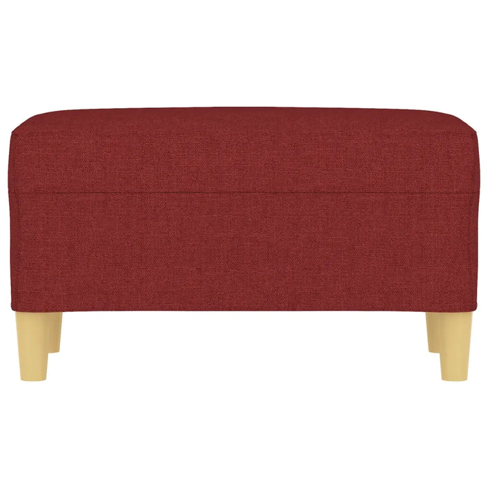 Panca Rosso Vino 70x35x41 cm in Tessuto 349373