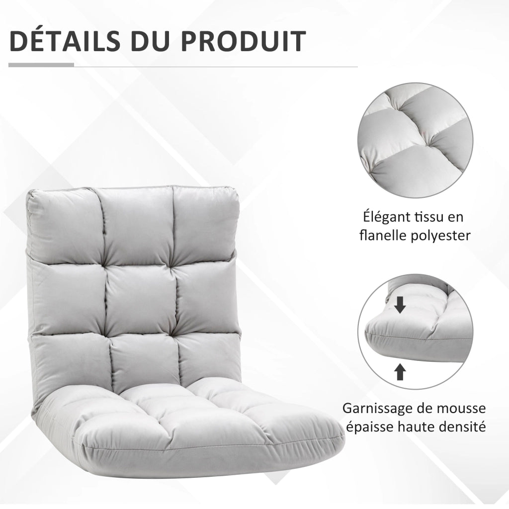 Poltrona reclinabile elettrica ¨C Minimal ¨C grigio chiaro tessuto