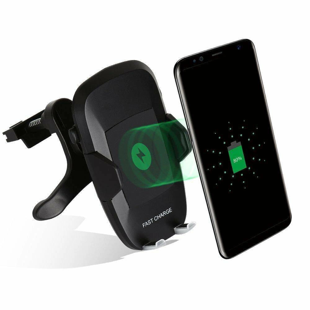Trade Shop - Supporto Auto Presa Aria Con Caricabatteria Wireless Per Smartphone Linq C-q67 -