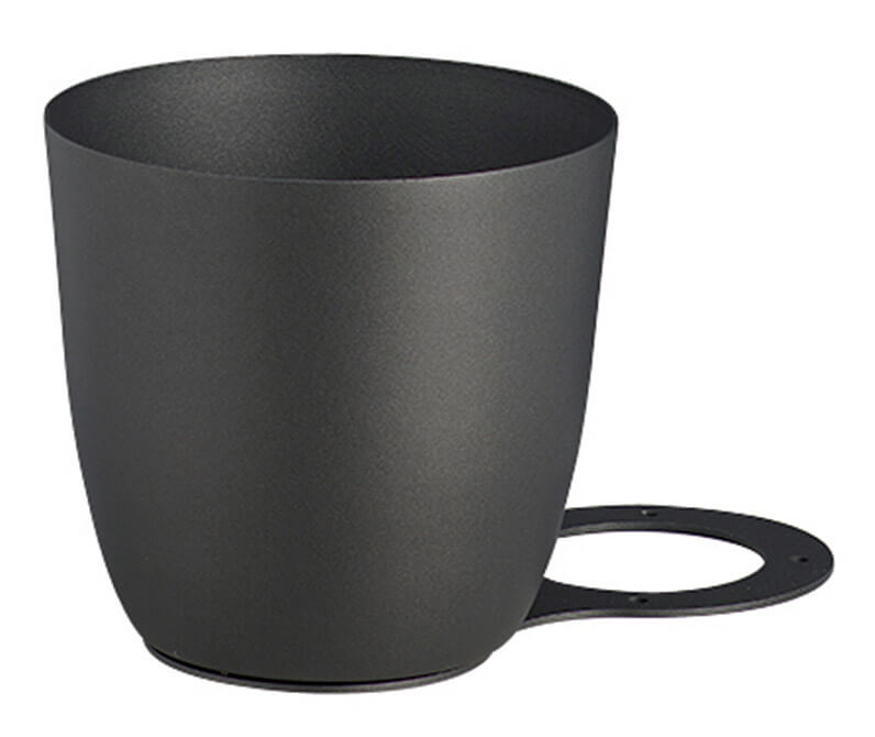 Secchiello da Terra per Fontane da Giardino in Ferro Belfer 42/U Antracite