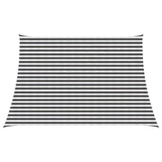 Telo Ombra Antracite e Bianco 4 / 5 x 3 m HDPE