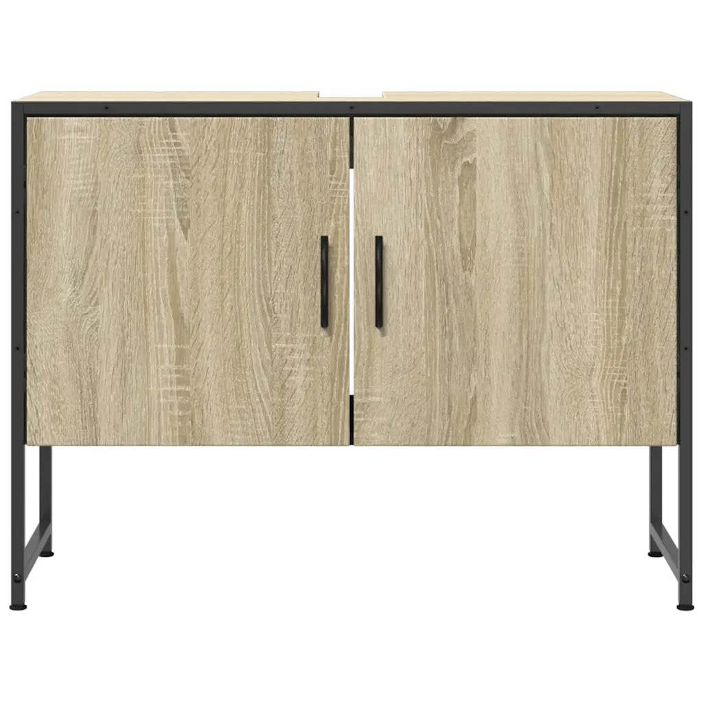 Mobile Lavabo | Armadio Lavabo Bagno Rovere Sonoma 60x30x60 cm Legno Multistrato