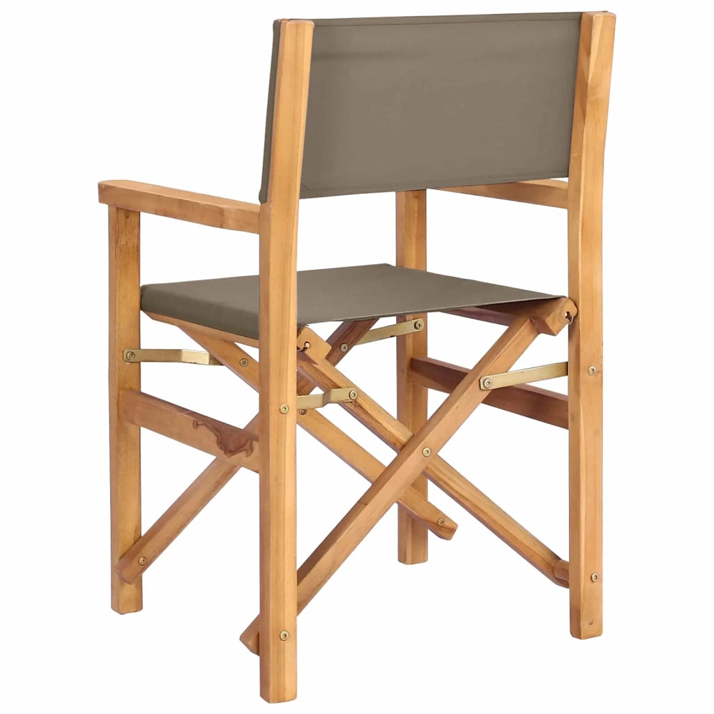 Sedia da Giardino | Sedia da pranzo 56 x 54 x 87 cm 100% Poliestere Teak Solido