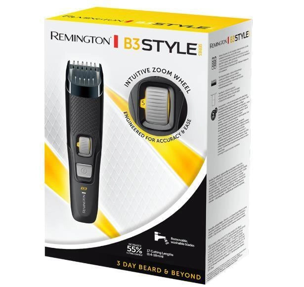 Remington MB3000 regolabarba Batteria 17 1,8 cm Nero, Grigio