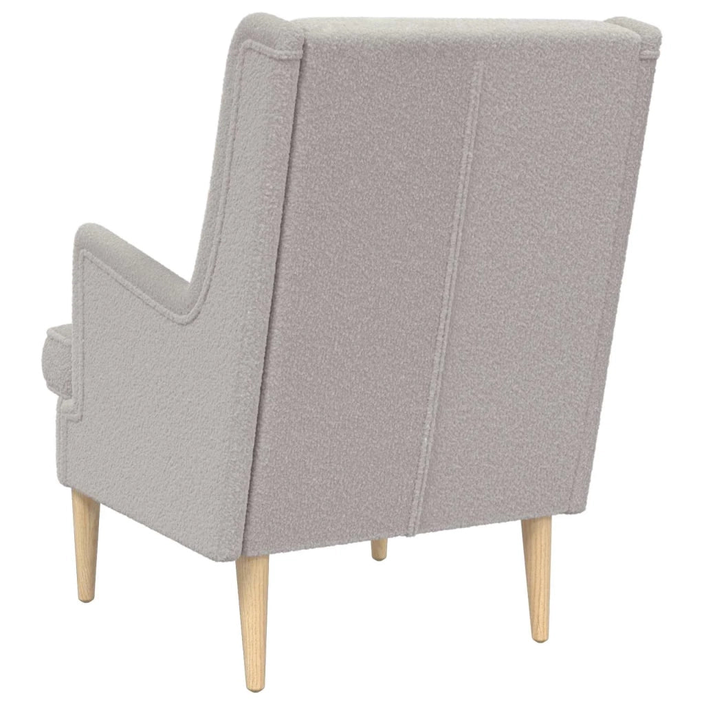 Poltrona | Sedia Relax Grigio Chiaro Boucl¨¦