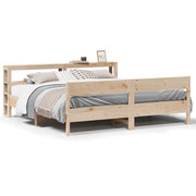 Letto matrimoniale | Letto per adulti | Letto senza Materasso 180x200 cm in Legno Massello di Pino