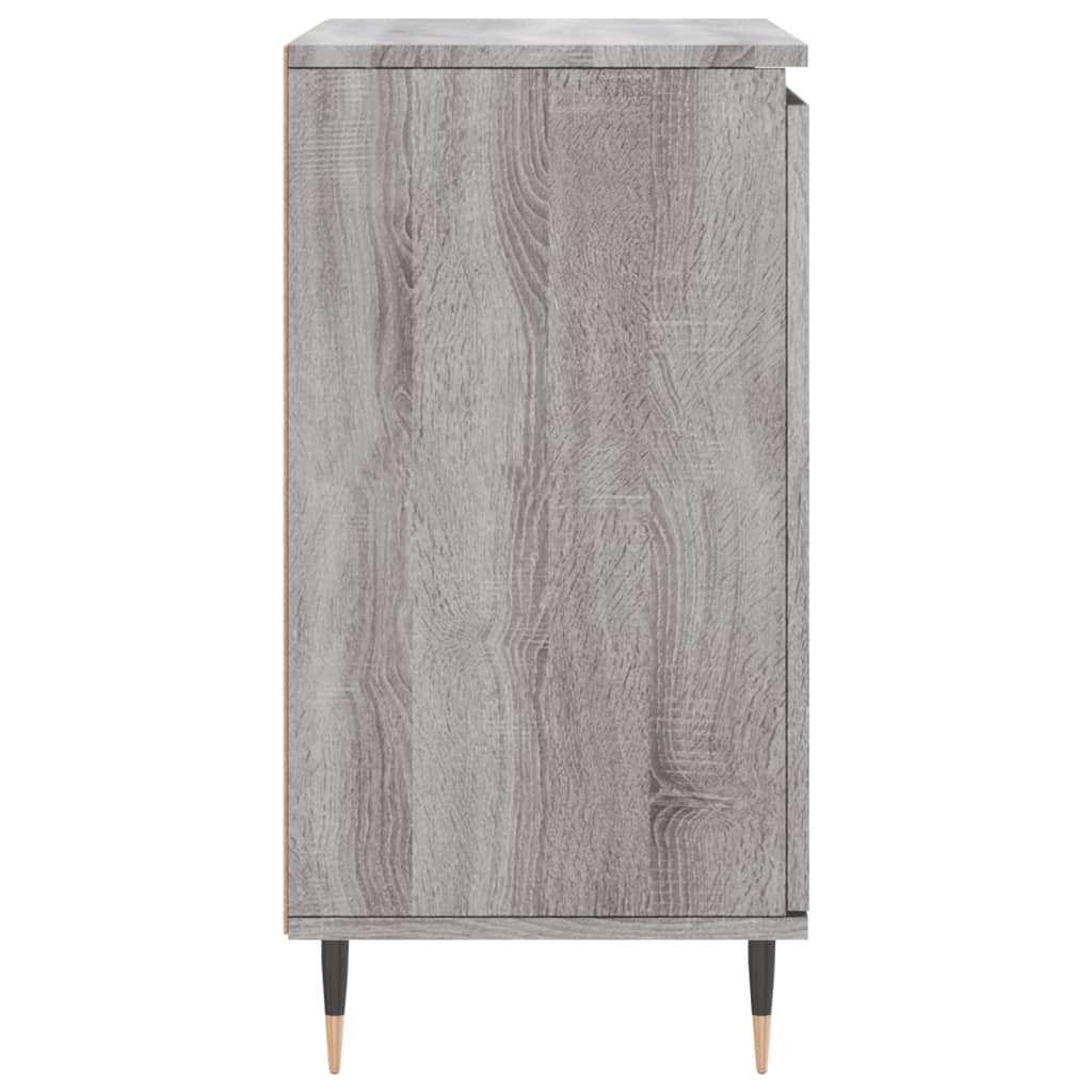 Buffet credenza cassettiera armadio mobile contenitore organizer cucina soggiorno Sonoma 60 x 35 x 70 cm legno ingegnerizzato grigio 02_0036399