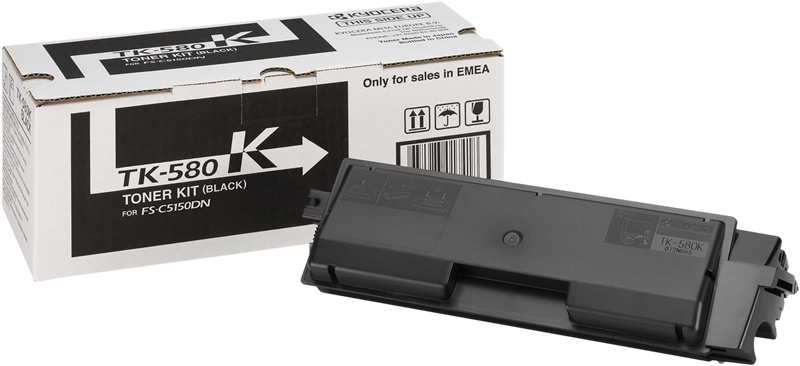 KYOCERA TK-580K cartuccia toner 1 pz Originale Nero