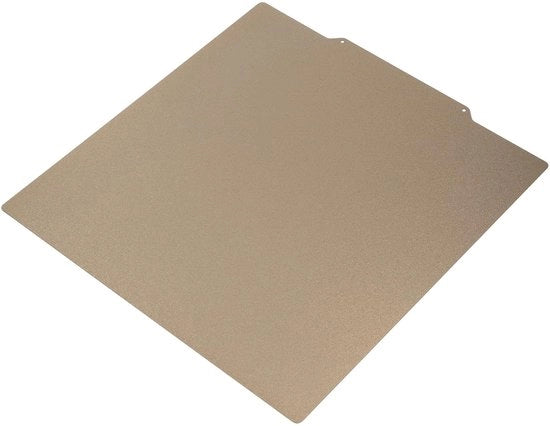 Piatto di costruzione doppio lato - Flexibile base PEI 320x310 mm - Adatto per CR-10S PRO V2/Sovol SV04 - Alta resistenza a temperature - Rivestimento texture - Installazione semplice - Piatto di stampa