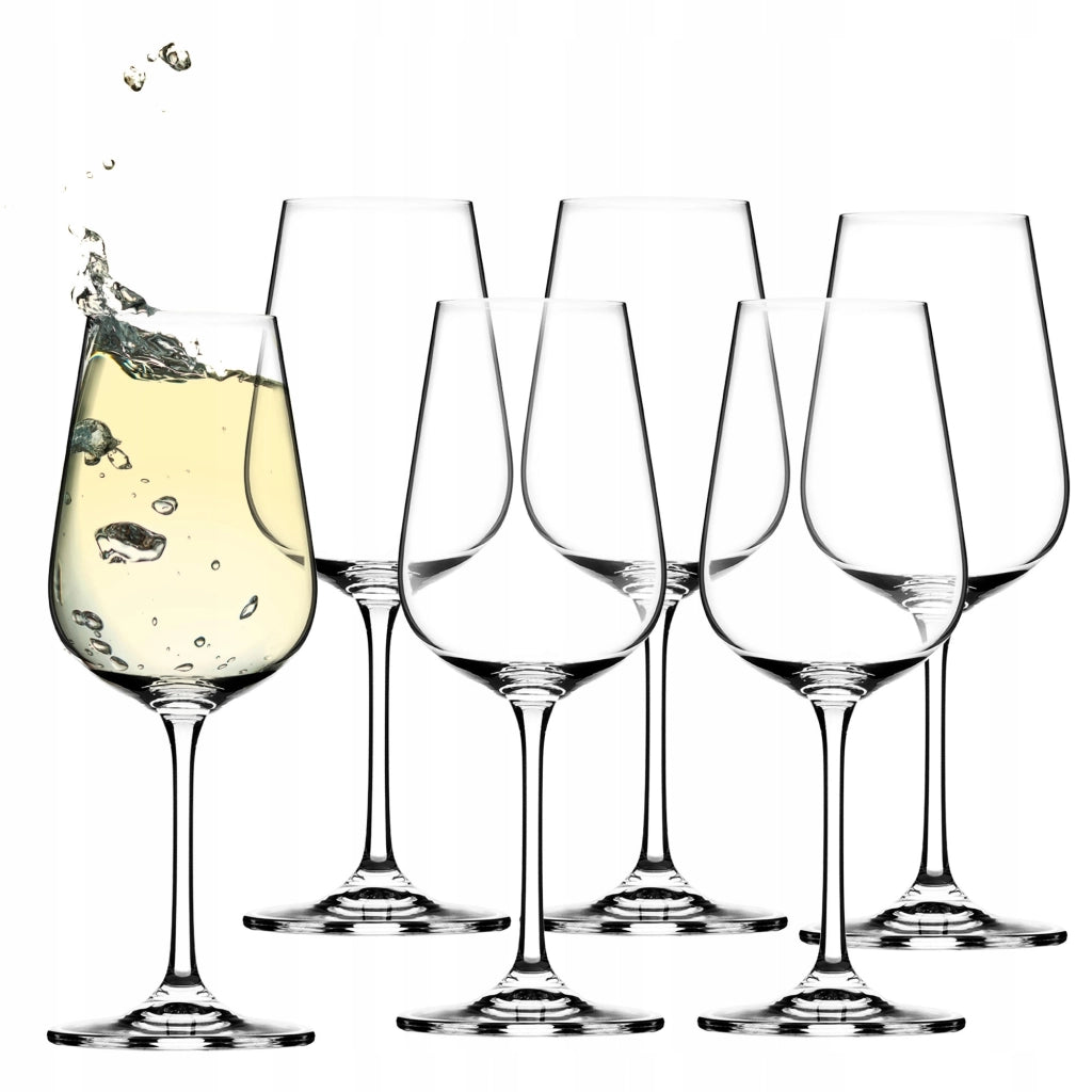 Set di 6 bicchieri da vino bianco KADAX da 360 ml, eleganti