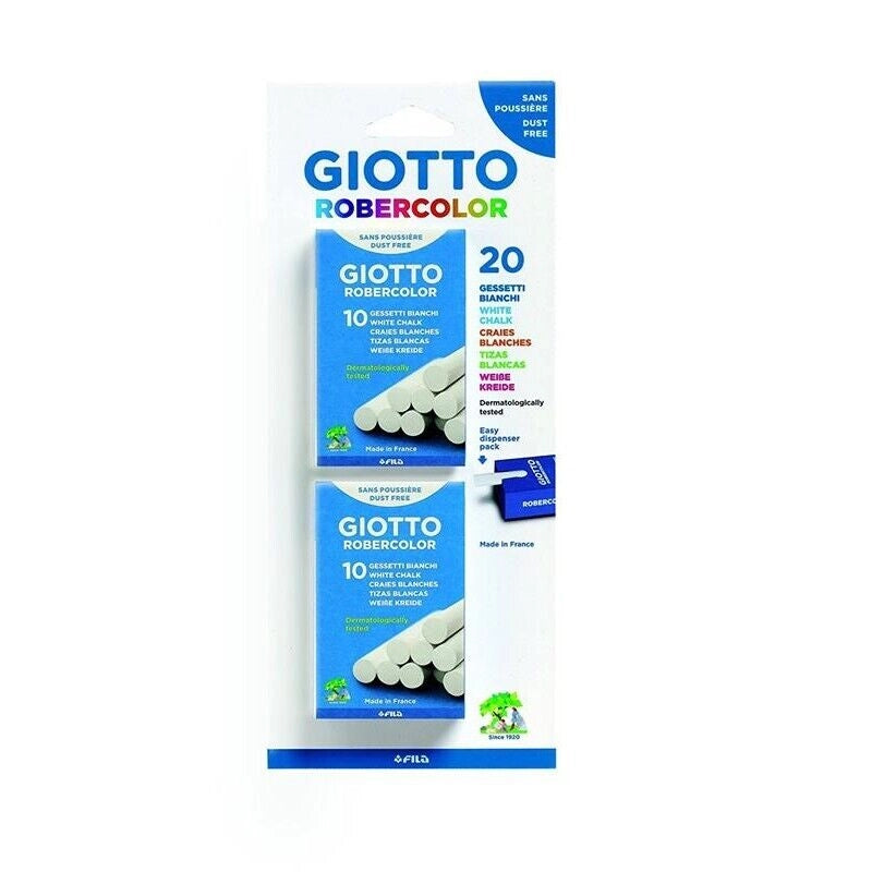 FILA GESSETTI 20 PZ BIANCHI