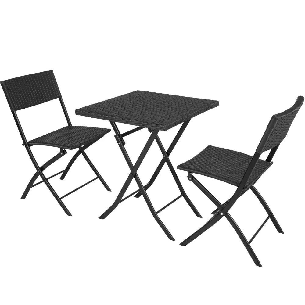 Set di mobili da giardino neri per 2 persone 2108100