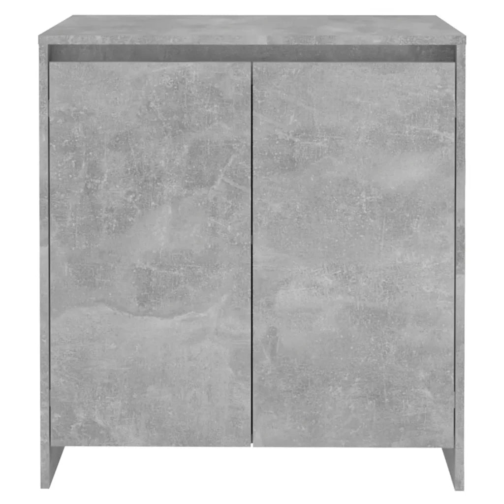 Credenza | Madia | Buffet da pranzo | Armadio da pranzo Grigio Cemento 70x41x75 cm in Legno Multistrato