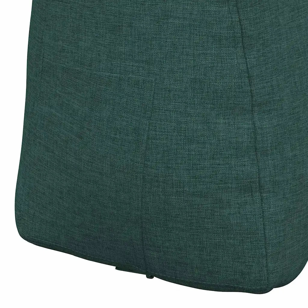 Cuscino per Schiena Verde Scuro 45 x 24 x 50 cm Tessuto