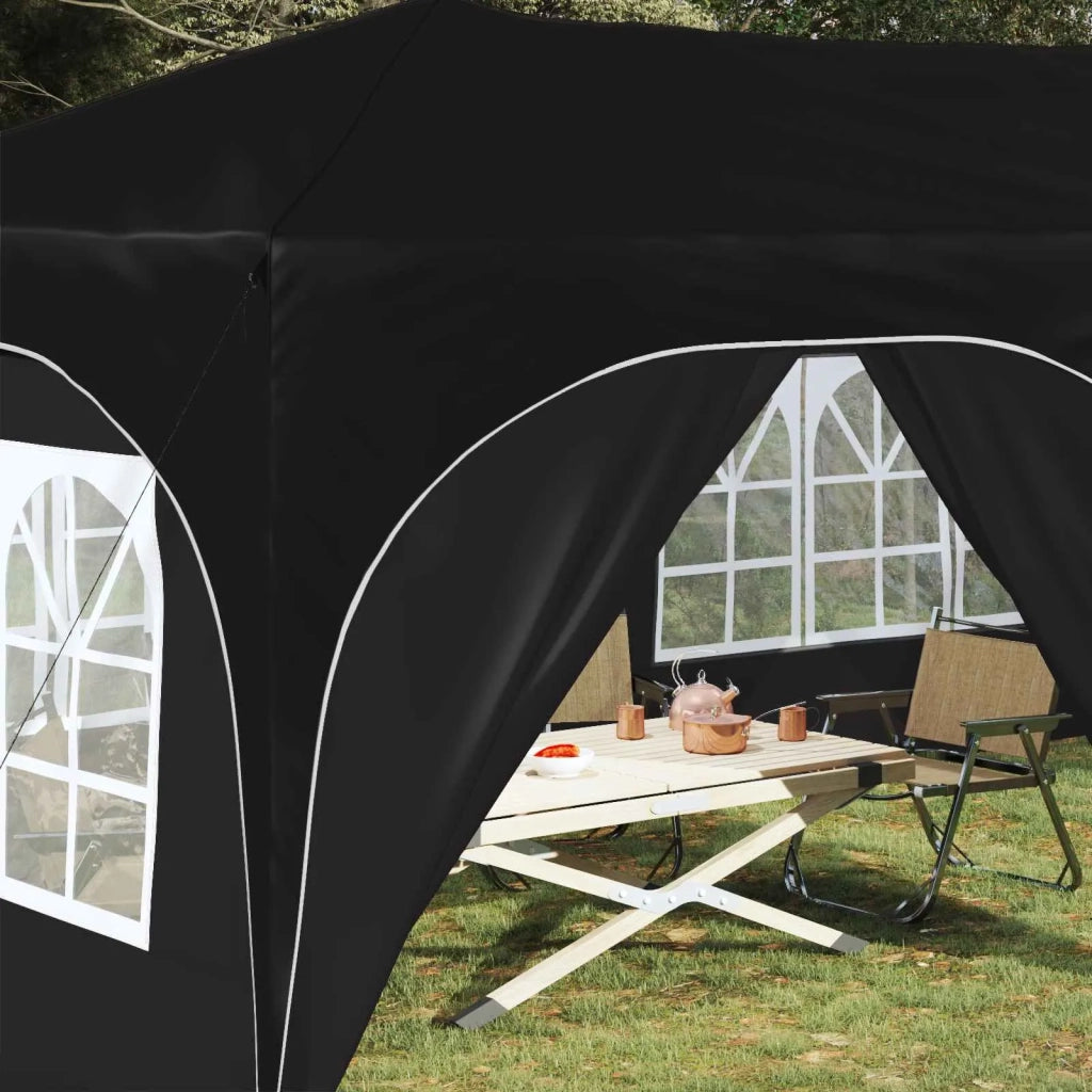 Tenda per feste a pop-up Nero 575 x 288 x 245 cm Tessuto Oxford 42019909