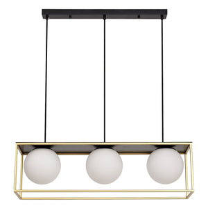 Plafoniera Da Soffitto Black Gold APP1164-3CP