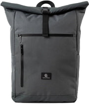 Borsa da Rolltop per Uomo e Donna in Grigio/Antracite Impermeabile con Tasca per Laptop 17" per Università, Lavoro e Viaggi per 30l Borsa da Viaggio Grande Borsa da Ciclismo