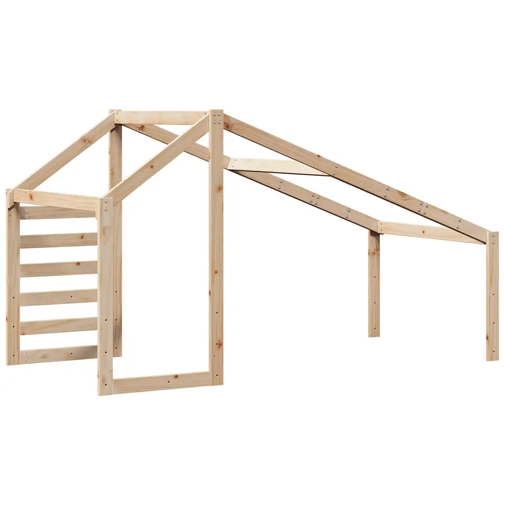 Tetto per Letto Bambini 188x97x113 cm in Legno Massello di Pino