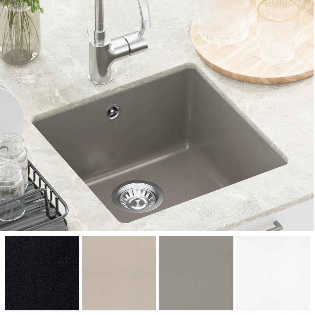 Lavello Grigio 430 x 460 mm 80% Quarzo e 20% Resina CFW2111123
