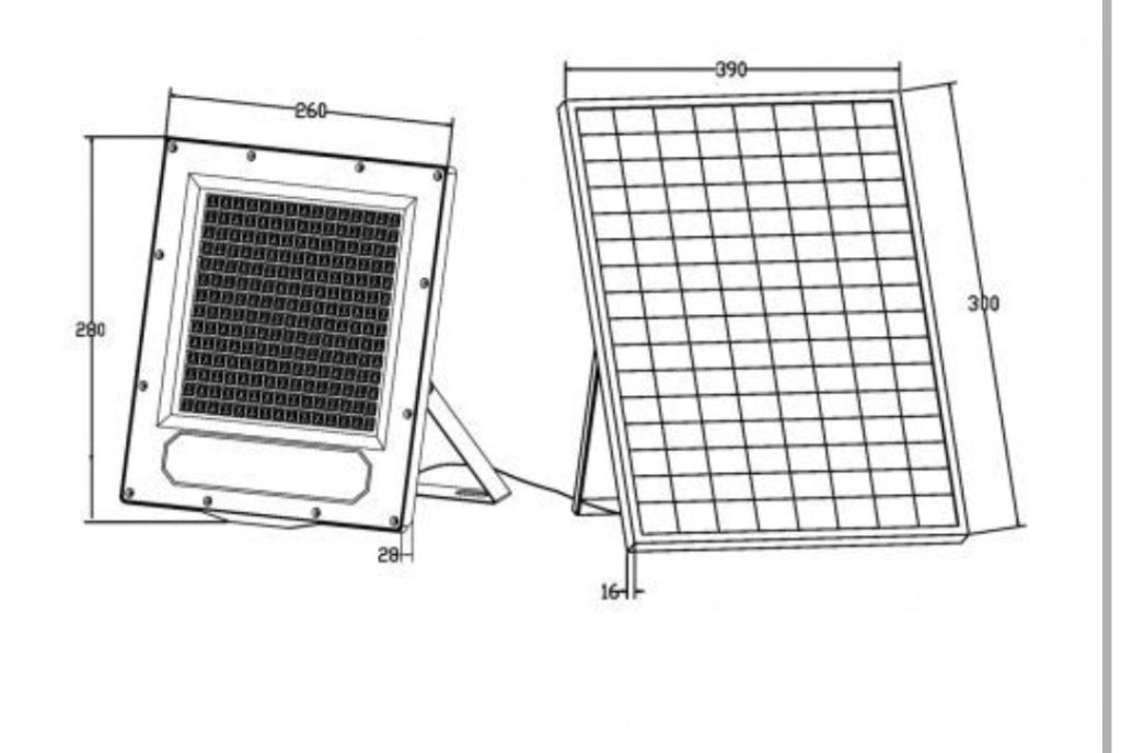 Faretto Con Pannello Solare Faro da Esterno IP66, CCT Luce Calda Naturale Fredda Selezionabile con Telecomando Watt: 200W