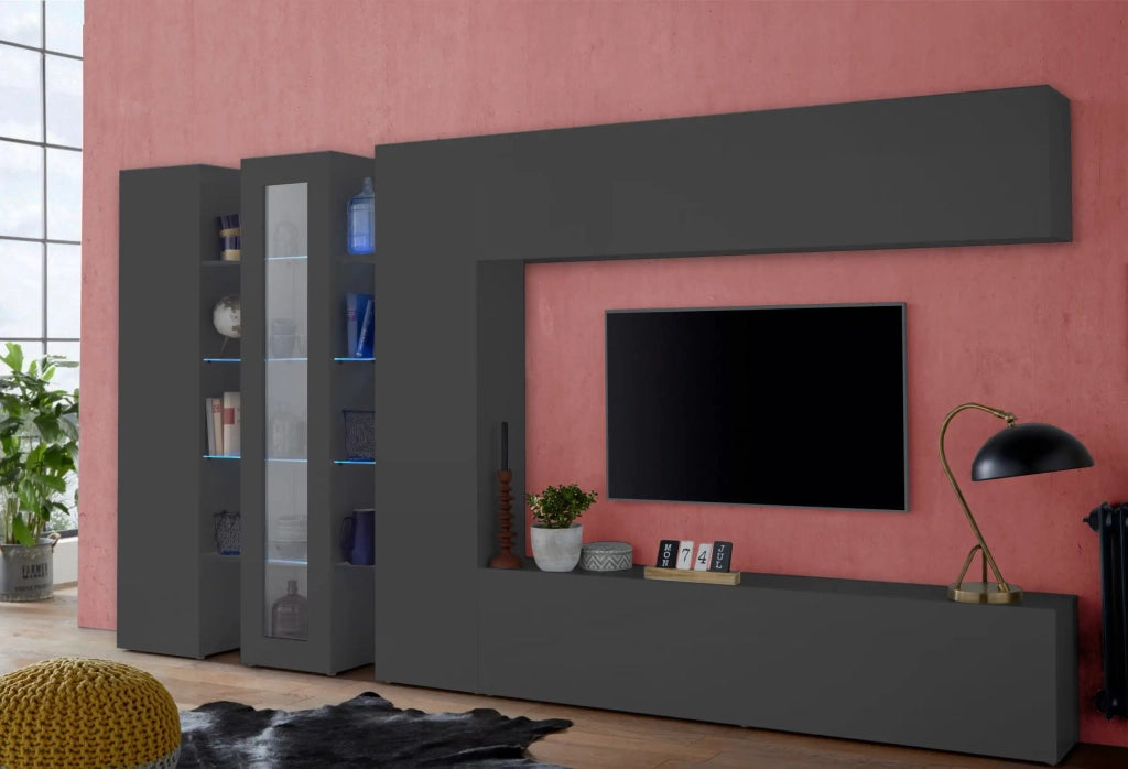 Mobile colonna MARUSKA L 40 x H 180 x P 30 cm grigio