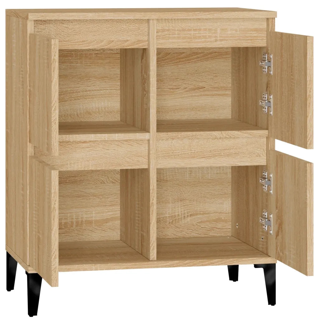 Credenza Rovere Sonoma 60x35x70 cm in Legno Multistrato