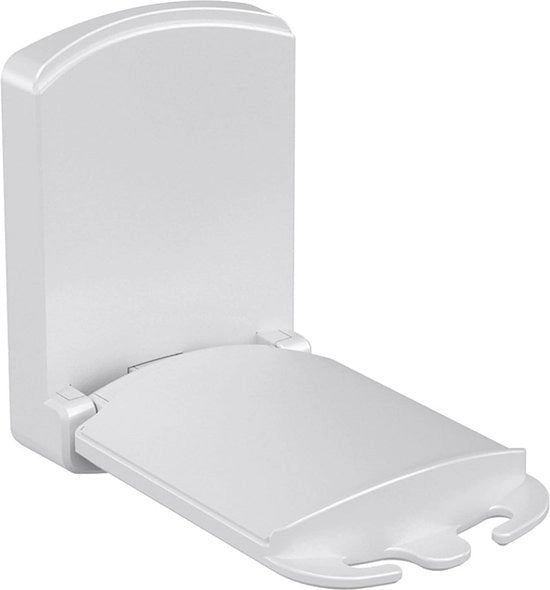 Supporto universale per cuffie da gioco - stazione di carico autoadesiva per scrivania o muro - vetro metallo - bianco