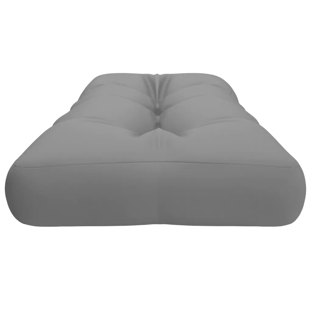 Cuscino per Pallet Grigio 120x40x12 cm in Tessuto 314473