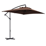 Ombrellone da giardino decentrato rettangolare ¨C Xylo ¨C acciaio grigio antracite 294x193x250 cm