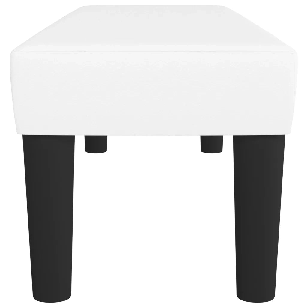 Panca Bianca 100x30x30 cm in Similpelle 346661